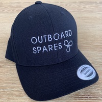 Outboard Spares Logo Black Cap