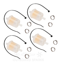 Evinrude E-TEC 40-200hp Fuel Filter with Clips x 4 (OSFF500M)
