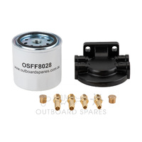 Universal Outboard & Boat Water Separating Fuel Filter & Head Kit Assembly (OSFFK8028)