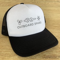 Outboard Spares White Trucker Cap