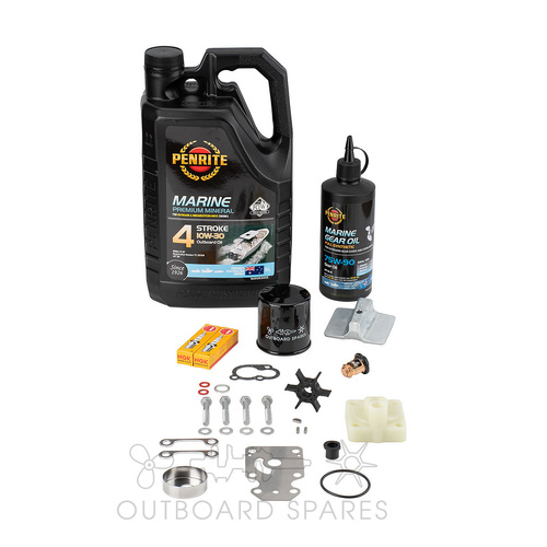 Yamaha 15-20hp 4 Stroke Service Kit with Anodes & Oils (OSSK105AO)