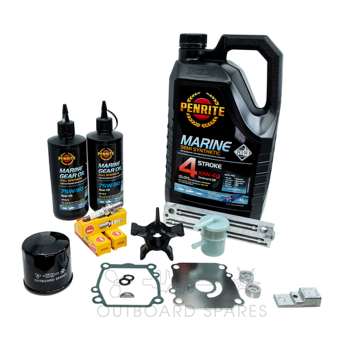 Suzuki 140hp 4 Stroke Service Kit with Anodes & Oils (OSSK2AO)