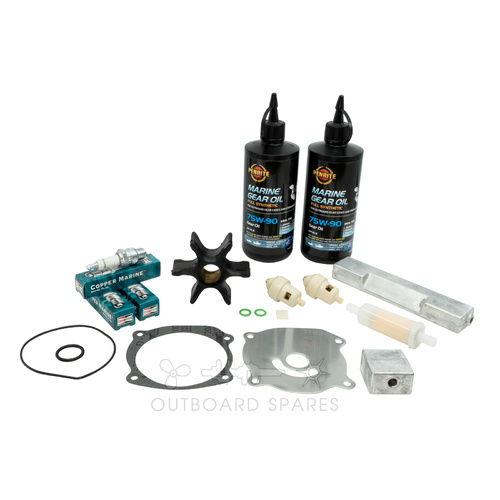 Evinrude Johnson 120-140hp 2 Stroke (S Suffix) Service Kit with Anodes & Oils (OSSK45AO)