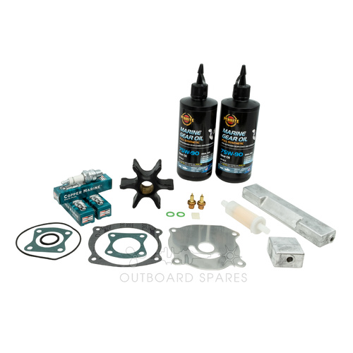 Evinrude Johnson 120-140hp 2 Stroke (F Suffix) Service Kit with Anodes & Oils (OSSK46AO)