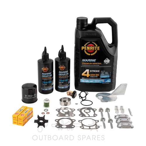 Yamaha FT60hp 4 Stroke Service Kit with Anodes & Oils (OSSK67AO)