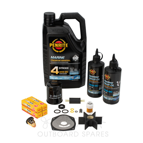 Mercury Mariner 75-90hp 4 Stroke 1.7L EFI Service Kit with Oils (OSSK69O)