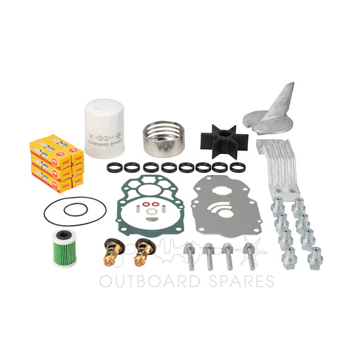 Yamaha F225-250hp V6 4 Stroke Service Kit with Anodes (OSSK80A)