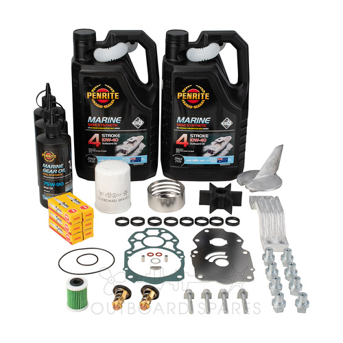 Yamaha F225-250hp V6 4 Stroke Service Kit with Anodes & Oils (OSSK80AO)