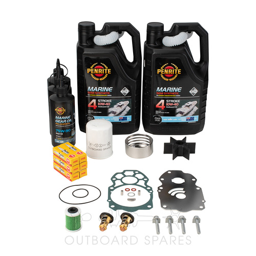 Yamaha F225-250hp V6 4 Stroke Service Kit with Oils (OSSK80O)