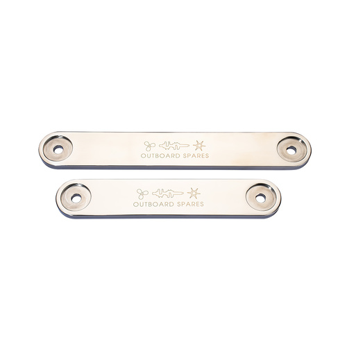 Stainless Steel Outboard Transom Plates Pair (OSTPSS)